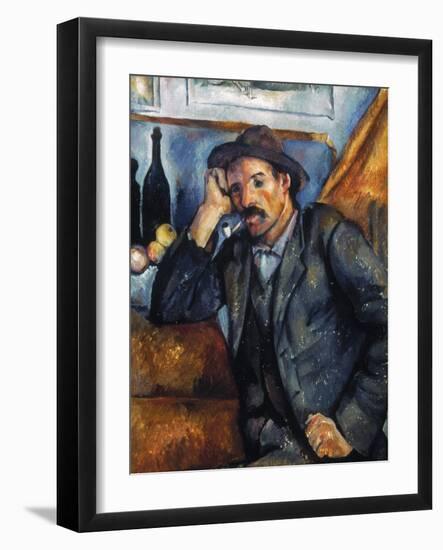 Cezanne: Pipe Smoker, 1900-Paul Cézanne-Framed Giclee Print