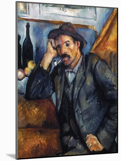 Cezanne: Pipe Smoker, 1900-Paul Cézanne-Mounted Giclee Print