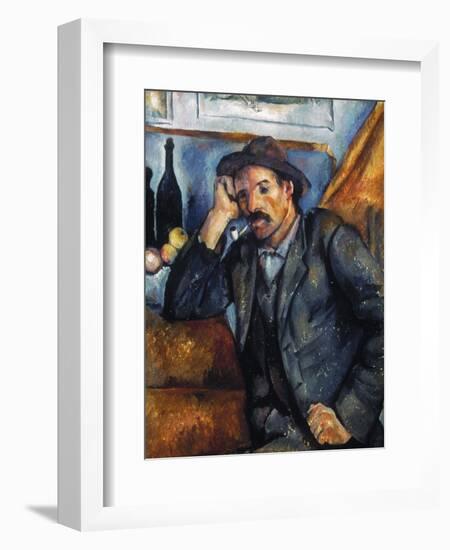 Cezanne: Pipe Smoker, 1900-Paul Cézanne-Framed Giclee Print