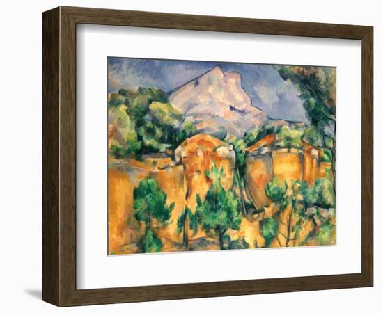 Cezanne: Sainte-Victoire-Paul Cézanne-Framed Giclee Print