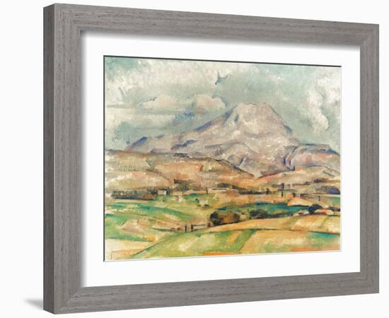 Cezanne: St. Victoire, 1897-Paul Cézanne-Framed Giclee Print