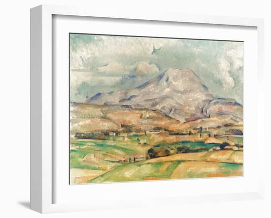 Cezanne: St. Victoire, 1897-Paul Cézanne-Framed Giclee Print