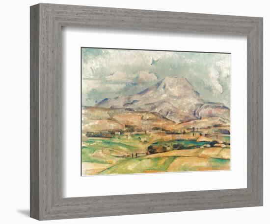 Cezanne: St. Victoire, 1897-Paul Cézanne-Framed Giclee Print