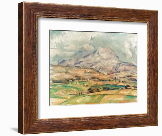 Cezanne: St. Victoire, 1897-Paul Cézanne-Framed Giclee Print