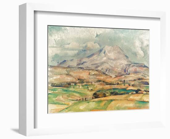 Cezanne: St. Victoire, 1897-Paul Cézanne-Framed Giclee Print