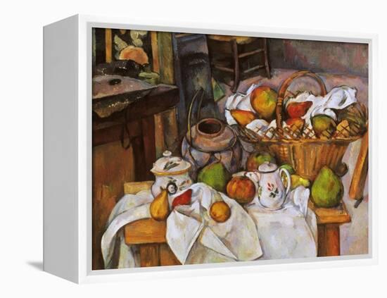 Cezanne: Table, 1888-90-Paul Cézanne-Framed Premier Image Canvas