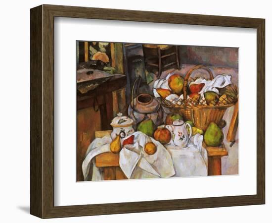 Cezanne: Table, 1888-90-Paul Cézanne-Framed Giclee Print