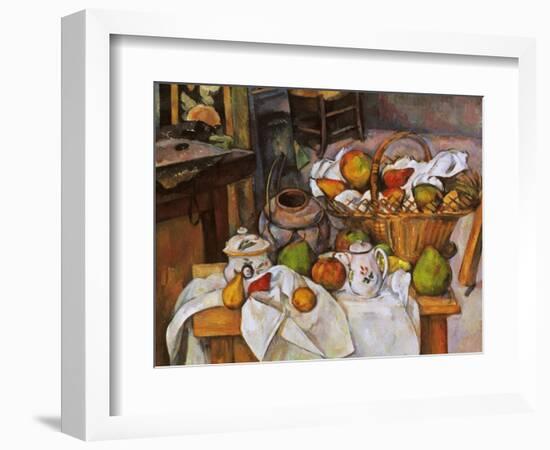 Cezanne: Table, 1888-90-Paul Cézanne-Framed Giclee Print