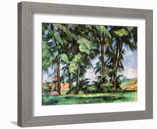 Cezanne: Trees, C1885-87-Paul Cézanne-Framed Giclee Print