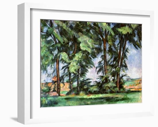 Cezanne: Trees, C1885-87-Paul Cézanne-Framed Giclee Print