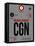 CGN Cologne Luggage Tag I-NaxArt-Framed Stretched Canvas