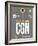 CGN Cologne Luggage Tag II-NaxArt-Framed Art Print