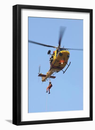 Ch-146 Griffon Helicopter of the Canadian Air Force-null-Framed Photographic Print