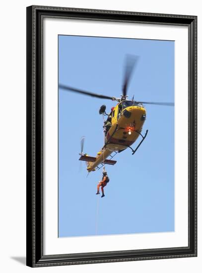 Ch-146 Griffon Helicopter of the Canadian Air Force-null-Framed Photographic Print