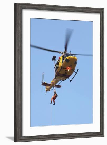 Ch-146 Griffon Helicopter of the Canadian Air Force-null-Framed Photographic Print