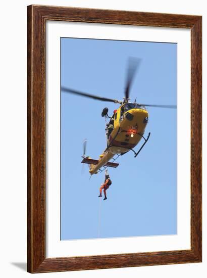 Ch-146 Griffon Helicopter of the Canadian Air Force-null-Framed Photographic Print