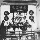 A Social Hour, a Typical Chinaman Smoking, China, 1902-CH Graves-Giclee Print