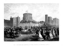 The Emperor and the Empress of the French at Windsor Castle, 1855-CH Jeens-Mounted Giclee Print