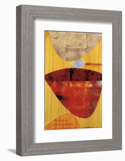 Cha-Cha-Rex Ray-Framed Art Print