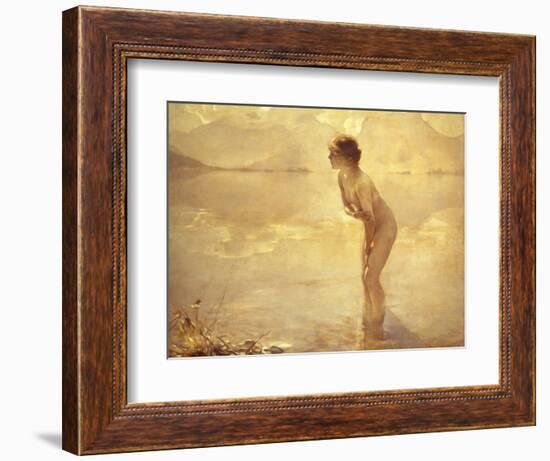 Chabas: September Morn-Paul Chabas-Framed Giclee Print