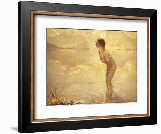 Chabas: September Morn-Paul Chabas-Framed Giclee Print