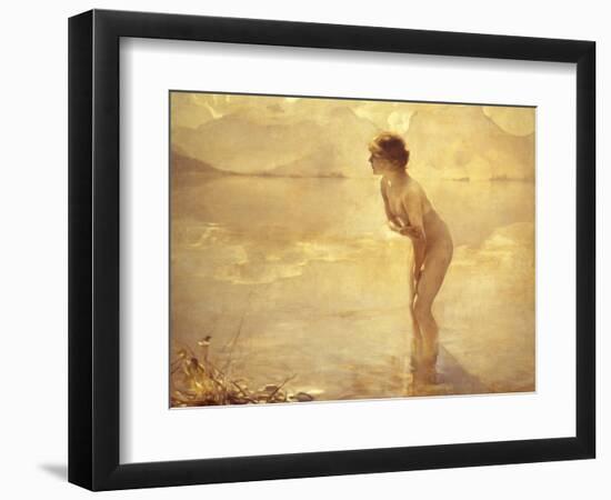 Chabas: September Morn-Paul Chabas-Framed Giclee Print