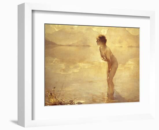 Chabas: September Morn-Paul Chabas-Framed Giclee Print