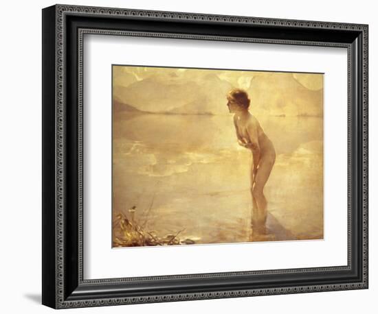 Chabas: September Morn-Paul Chabas-Framed Giclee Print