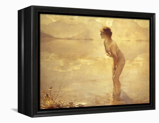 Chabas: September Morn-Paul Chabas-Framed Premier Image Canvas