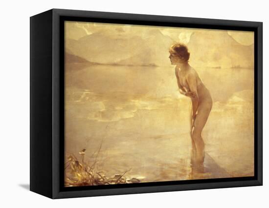 Chabas: September Morn-Paul Chabas-Framed Premier Image Canvas