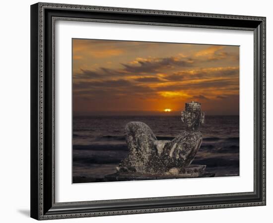 Chac Mol, Cancun, Mexico-Demetrio Carrasco-Framed Photographic Print