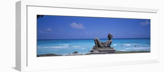 Chac Mool Altar, Cancun, Mexico-null-Framed Photographic Print