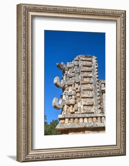 Chac Rain God Masks, the Palace, Xlapak, Mayan Archaeological Site, Yucatan, Mexico, North America-Richard Maschmeyer-Framed Photographic Print