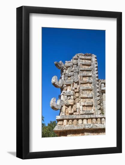 Chac Rain God Masks, the Palace, Xlapak, Mayan Archaeological Site, Yucatan, Mexico, North America-Richard Maschmeyer-Framed Photographic Print