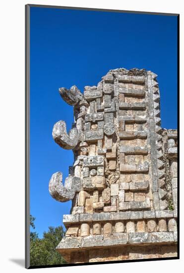 Chac Rain God Masks, the Palace, Xlapak, Mayan Archaeological Site, Yucatan, Mexico, North America-Richard Maschmeyer-Mounted Photographic Print