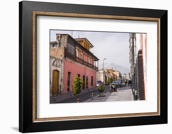 Chachani Volcano Seen from Arequipa, Peru, South America-Matthew Williams-Ellis-Framed Photographic Print