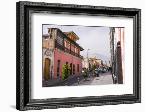 Chachani Volcano Seen from Arequipa, Peru, South America-Matthew Williams-Ellis-Framed Photographic Print