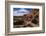 Chaco Ruins in the Chaco Culture Nat'l Historic Park, UNESCO World Heritage Site, New Mexico, USA-Michael Runkel-Framed Photographic Print