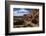 Chaco Ruins in the Chaco Culture Nat'l Historic Park, UNESCO World Heritage Site, New Mexico, USA-Michael Runkel-Framed Photographic Print