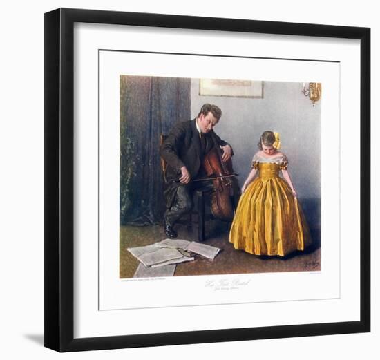 Chaconne Cellist and a Girl-Douglas Adams-Framed Collectable Print