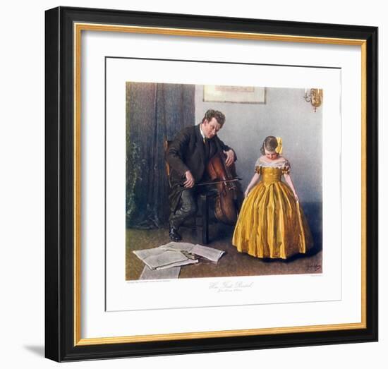 Chaconne Cellist and a Girl-Douglas Adams-Framed Collectable Print