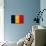 Chad Flag Design with Wood Patterning - Flags of the World Series-Philippe Hugonnard-Mounted Art Print displayed on a wall