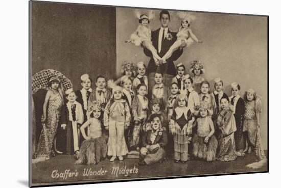 Chaffer's Wonder Midgets-null-Mounted Photographic Print