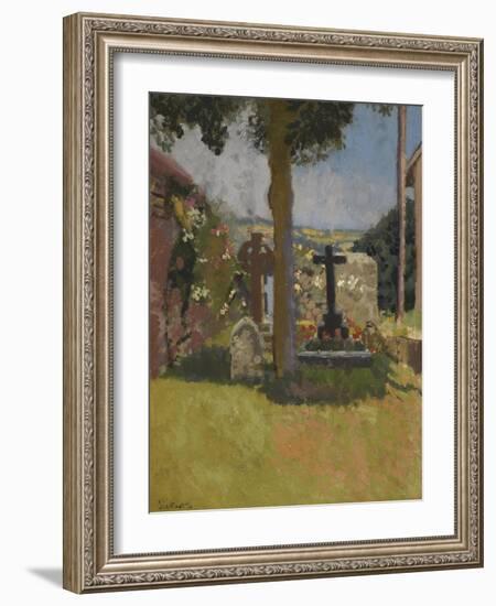 Chagford Churchyard, Devon, 1915-Walter Richard Sickert-Framed Giclee Print