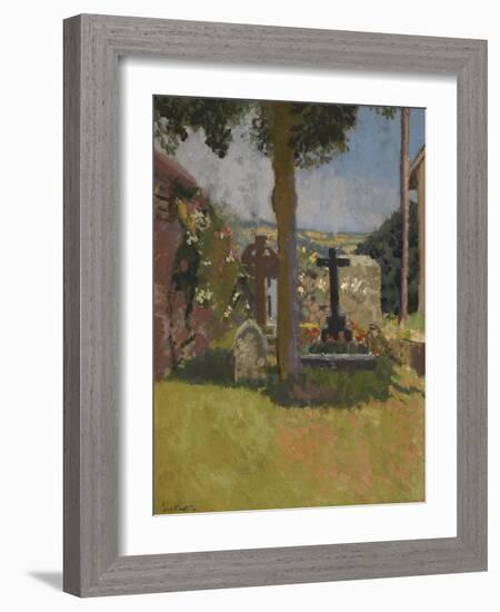 Chagford Churchyard, Devon, 1915-Walter Richard Sickert-Framed Giclee Print