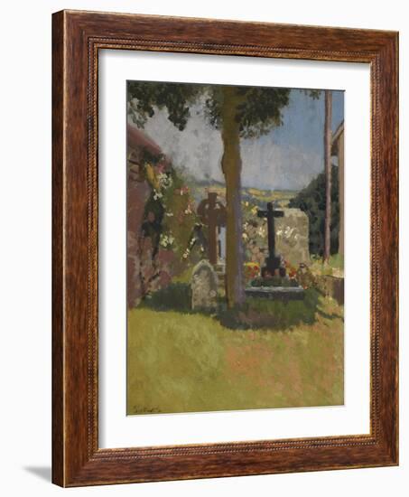 Chagford Churchyard, Devon, 1915-Walter Richard Sickert-Framed Giclee Print