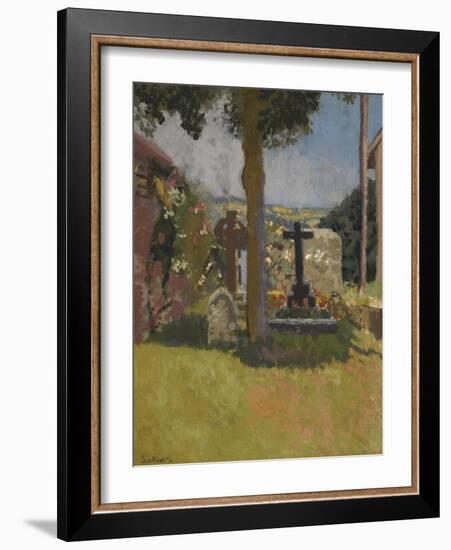 Chagford Churchyard, Devon, 1915-Walter Richard Sickert-Framed Giclee Print