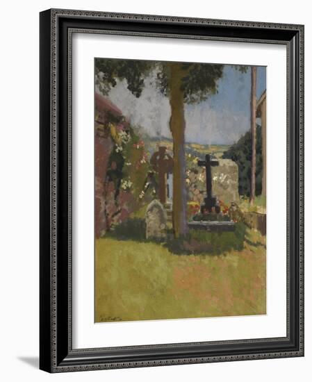 Chagford Churchyard, Devon, 1915-Walter Richard Sickert-Framed Giclee Print