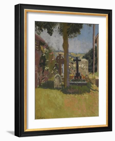 Chagford Churchyard, Devon, 1915-Walter Richard Sickert-Framed Giclee Print