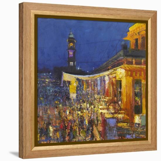 Chai Cafe in Clock Tower Square, Jodphur, 2017-Andrew Gifford-Framed Premier Image Canvas